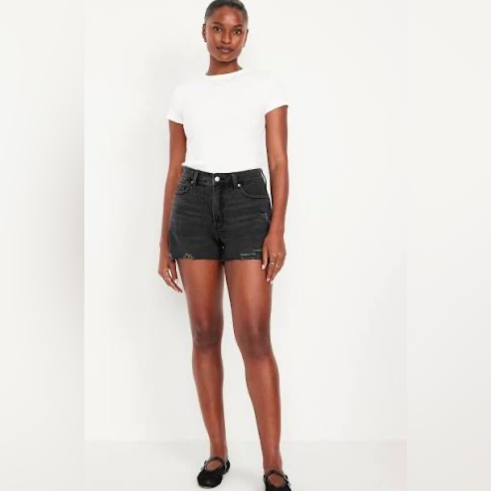 NWT Old Navy Curvy High-Waisted OG Cutoff Short
